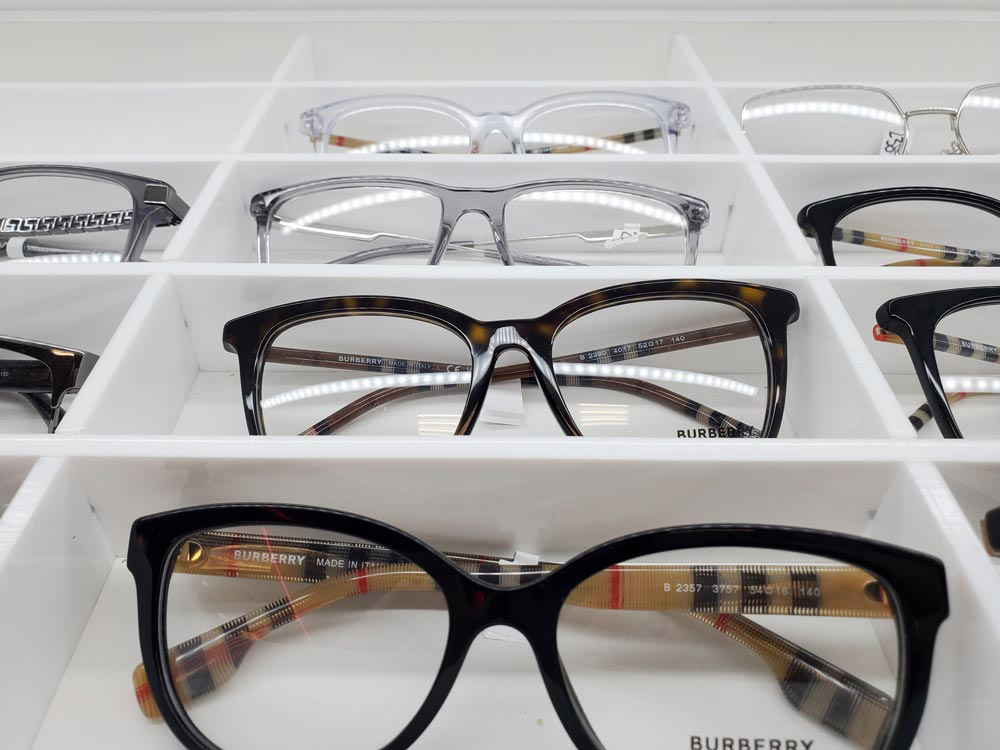 interior of the optical and hearing center