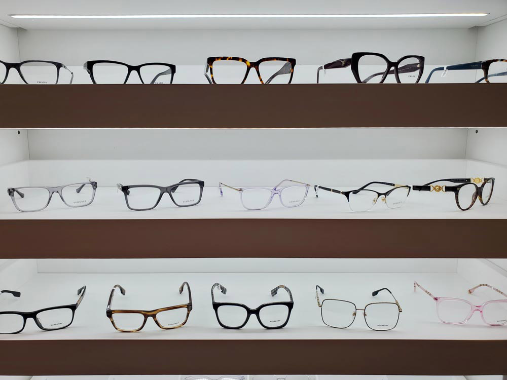 interior of the optical and hearing center