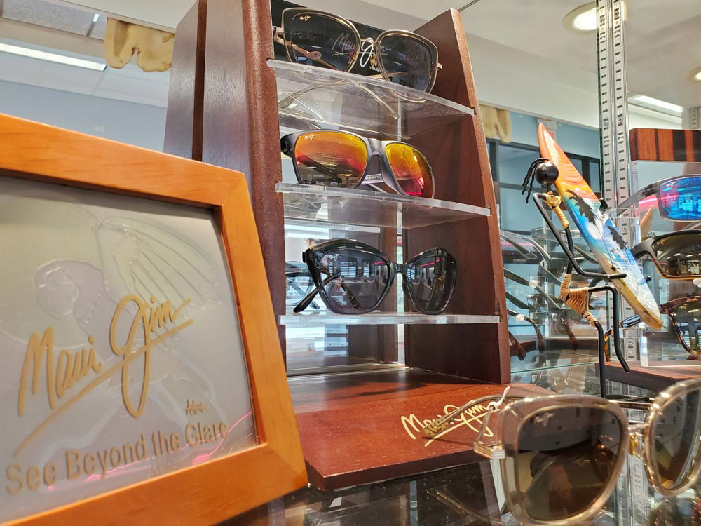 interior of the optical and hearing center