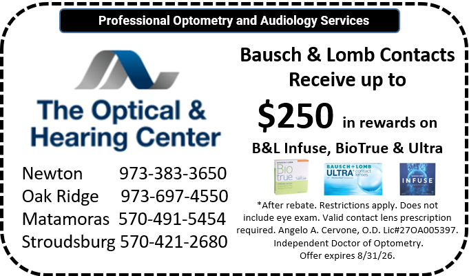 Bausch & Lomb contacts coupon.